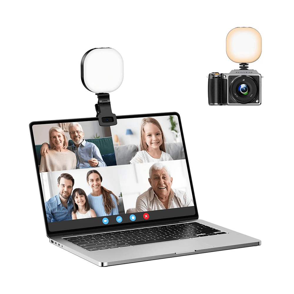 LED-Videokamera-Licht, Mini-Selfie-Licht für Laptop, Tablet und Computer