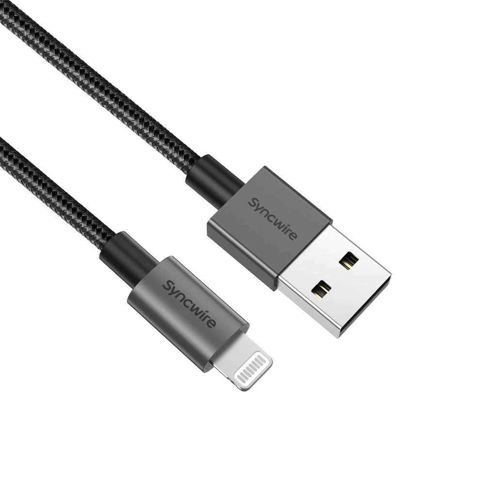 Lightning auf USB-A Kabel Nylon geflochten MFi C89