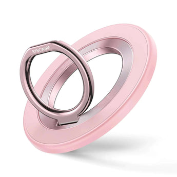Removable Magnetic Ring Holder For MagSafe & Universal Phones – Metal Grip For Finger Or Car Mount